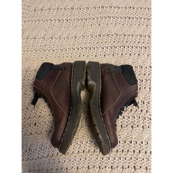 Dr Martens AW004 Boots Men Sz 7 Brown Leather PC03C 9793 Lace-Up Ankle Boots Doc main image 14